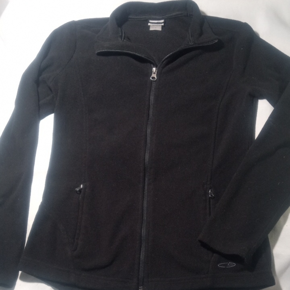 Champion Women's Black Full Zip Track Jacket Size Small